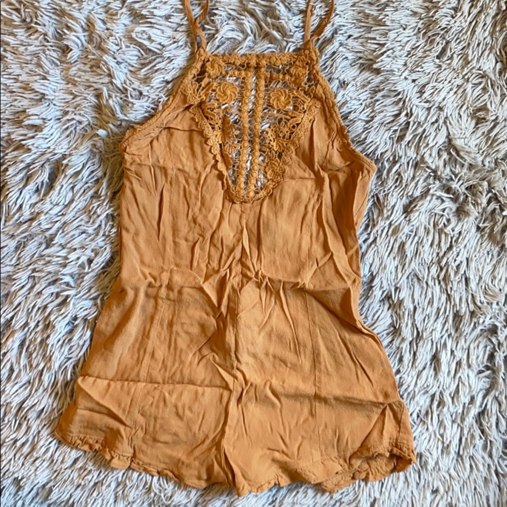 mustard romper